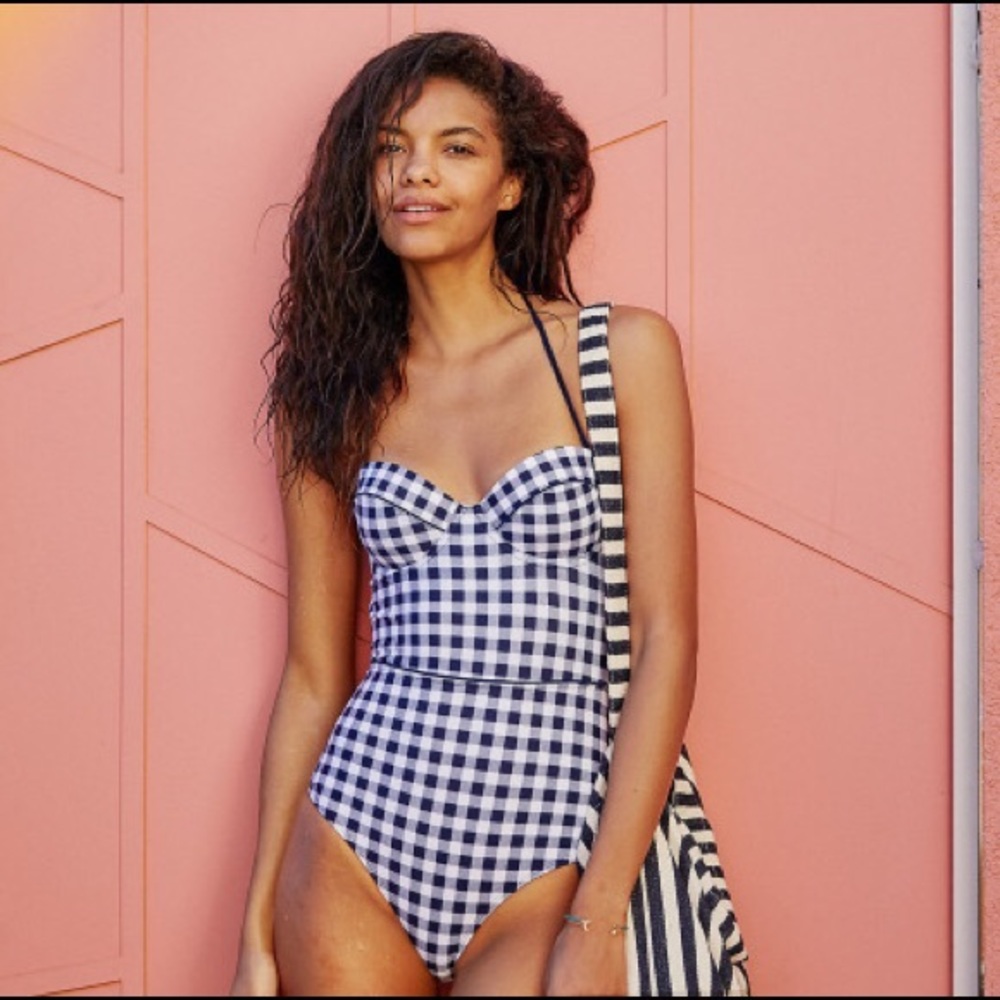 Aerie Gingham One Piece